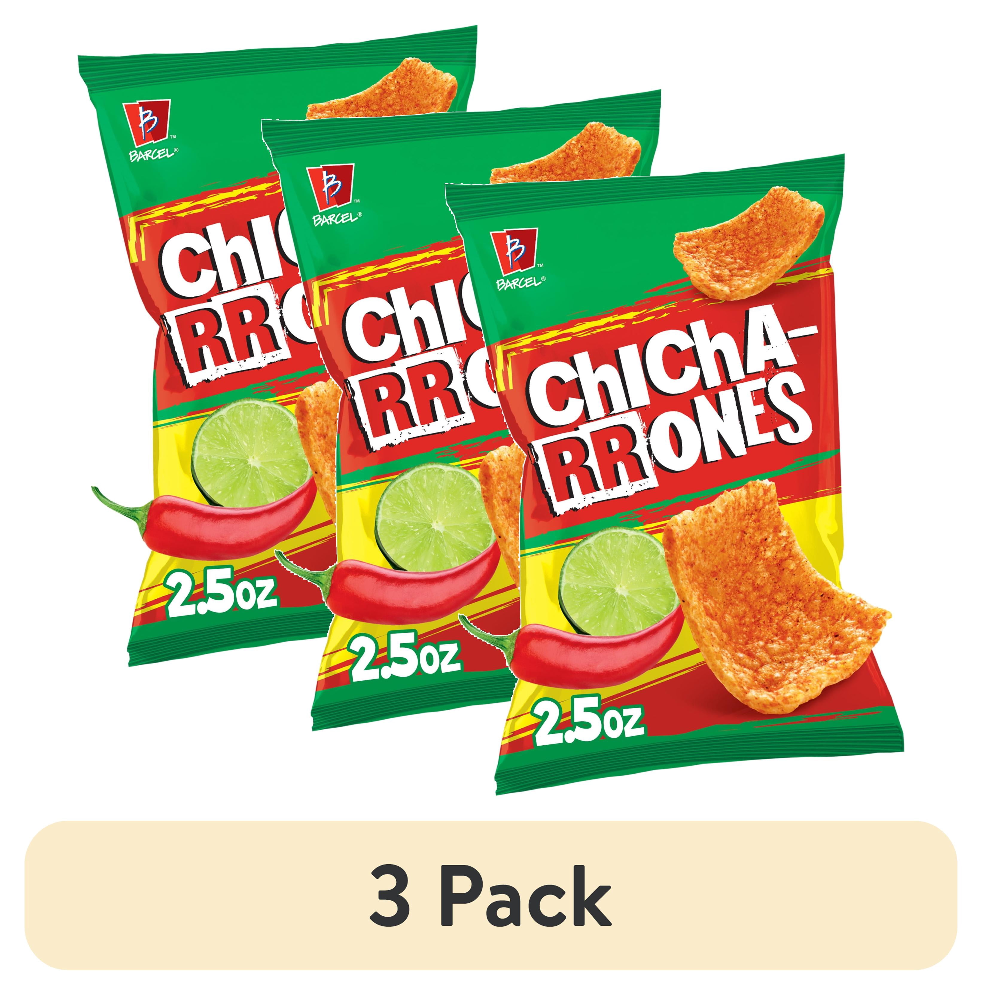 (3 pack) Barcel Chicharrones 2.5 oz Sharing Size Bag, Chili Pepper ...