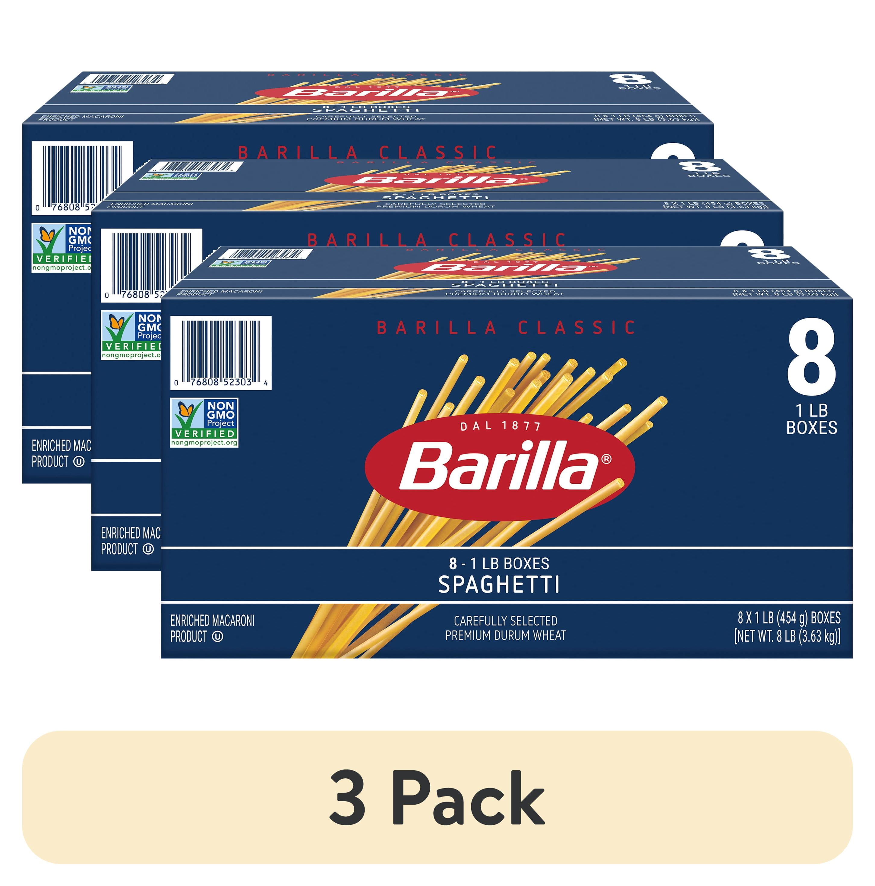 (3 pack) Barilla® Classic Blue Box Pasta Spaghetti 8x16 oz - Walmart.com