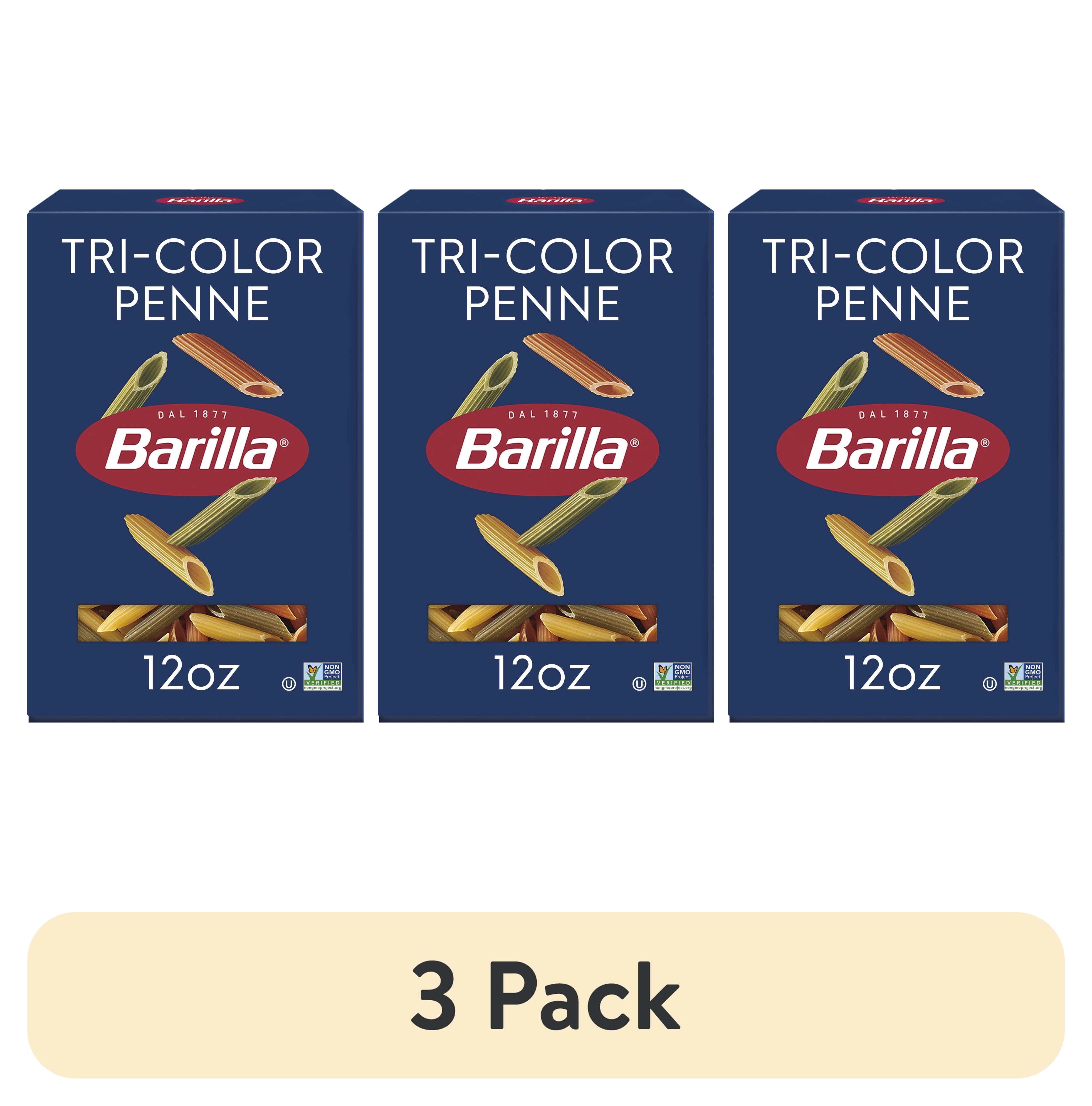 (3 pack) Barilla® Classic Blue Box Pasta Tri-Color Penne 12 oz