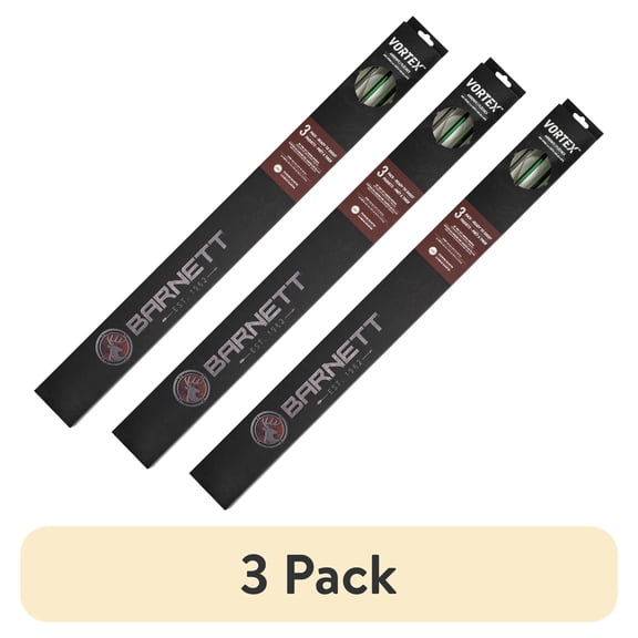 (3 pack) Barnett Outdoors Barnett Vortex Arrow 30 Inch Pre-Cut Carbon Arrows, 400 Spine for 40-60lb Bows, 3-Pack