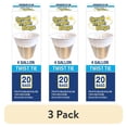 thumbnail image 1 of (3 pack) Basic 4 Gallon Twist Tie Bathroom Bags, 20 Bags, 1 of 6