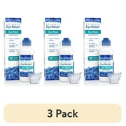 3 pack Advanced Eye Relief Eye Wash for Eye Cleansing, 4 fl oz