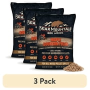 3 pack Bear Mountain Maple Bourbon Pecan Premium BBQ Wood Pellets, 20 lbs