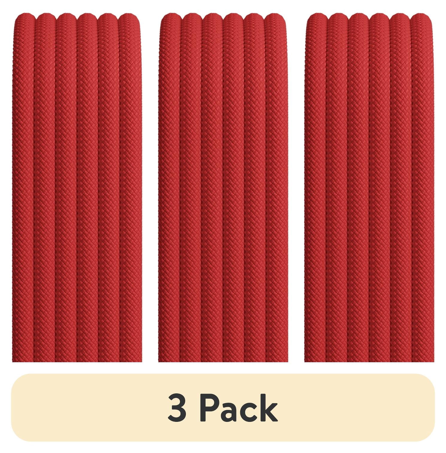 (3 pack) Beats USB-C to USB-C Woven Cable (1.5 m / 5 ft) - Rapid Red