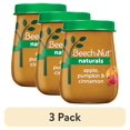thumbnail interactive-video image 1 of (3 pack) Beech-Nut Naturals Stage 2 Baby Food, Apple & Pumpkin, 4 oz Jar, 1 of 9