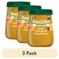 thumbnail image 1 of Beech-Nut Organics Stage 2 Organic Baby Food, Pear Mango & Strawberry, 4oz Jar, 1 of 8