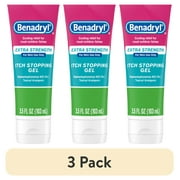 (3 pack) Benadryl Extra Strength Anti-Itch Topical Analgesic Gel, 3.5 fl. oz