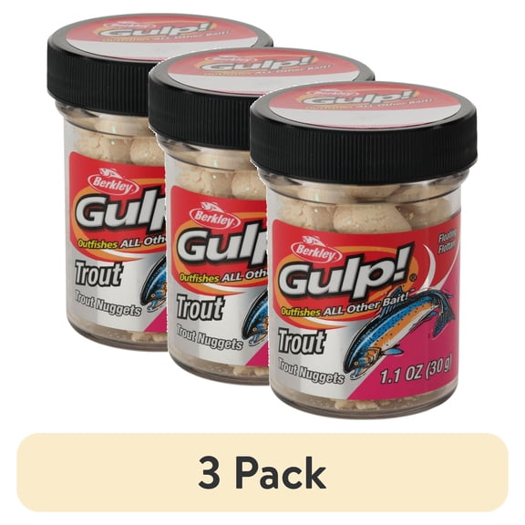 (3 pack) Berkley Gulp! Trout Nuggets Soft Bait