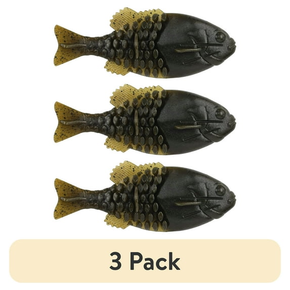 (3 pack) Berkley PowerBait® Gilly Soft Bait - Green Pumpkin