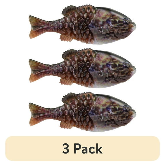 (3 pack) Berkley PowerBait® Gilly Soft Bait - HD Warmouth