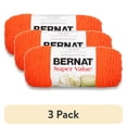 thumbnail image 1 of (3 pack) Bernat Super Value Yarn, Carrot, 7oz(197g), Medium, Acrylic, 1 of 6