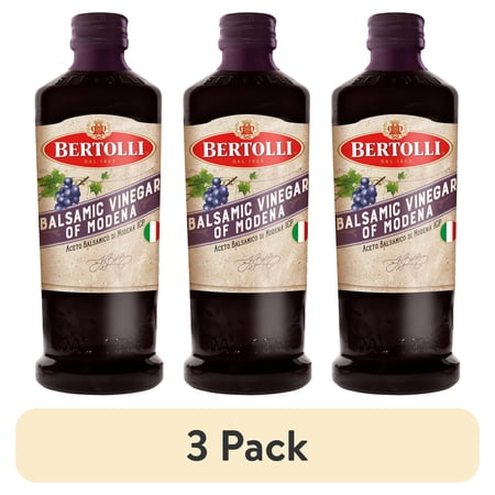 (3 pack) Bertolli Balsamic Vinegar of Modena, 16.9 oz