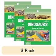3 pack Best Brands Realistic Animal Toy Figurines, Educational Toy for Children, 12 Piece per Pack, Designs May Vary, Suitable for Ages 3+