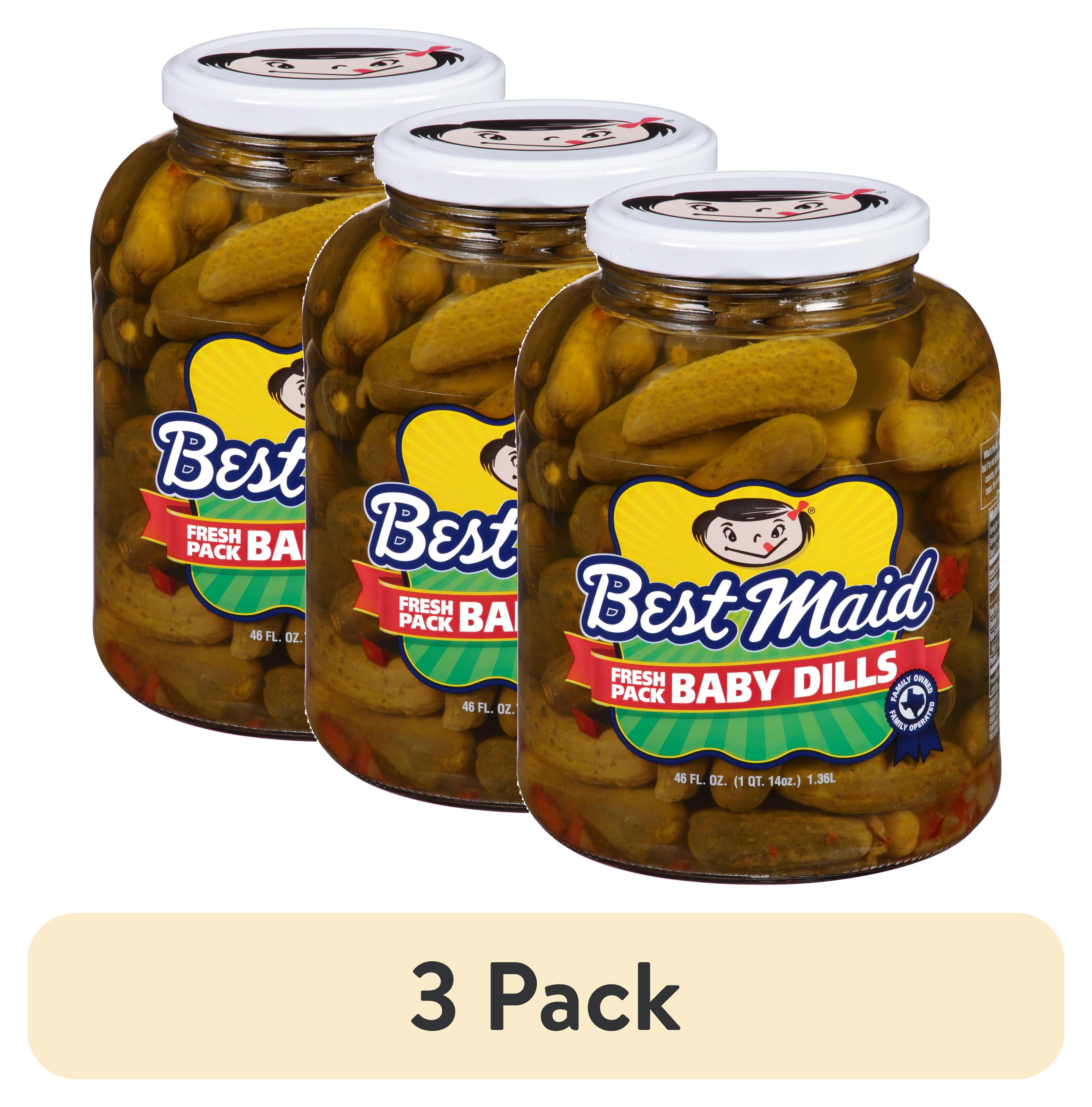 (3 pack) Best Maid Fresh Pack Baby Dills, 46 fl oz