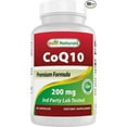 thumbnail image 1 of (3 pack) Best Naturals Ubiquinone Antioxidant Dietary Supplement, COQ10 200 mg, 60 Capsules, 1 of 9