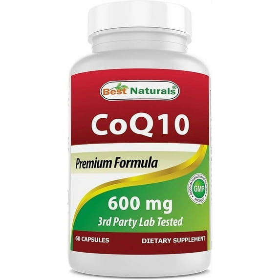 (3 pack) Best Naturals COQ10 600 mg 60 Capsules