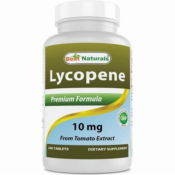 (3 pack) Best Naturals Lycopene 10 mg 240 Tablets