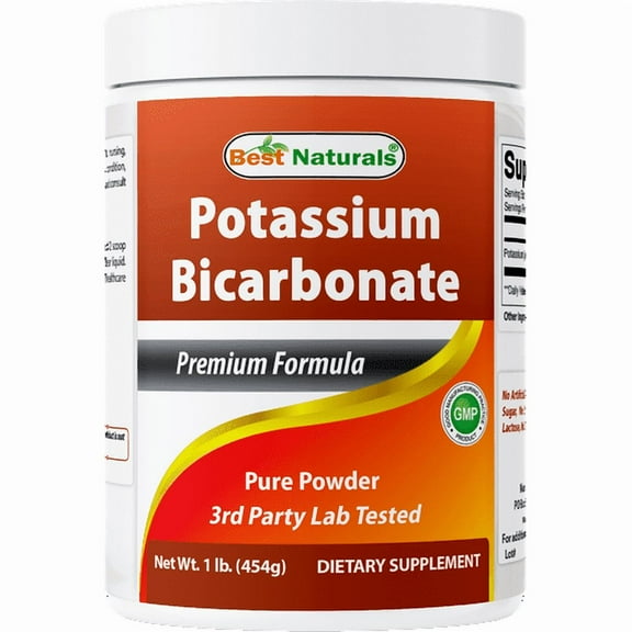 (3 pack) Best Naturals Pure Potassium Bicarbonate 1 LB Powder