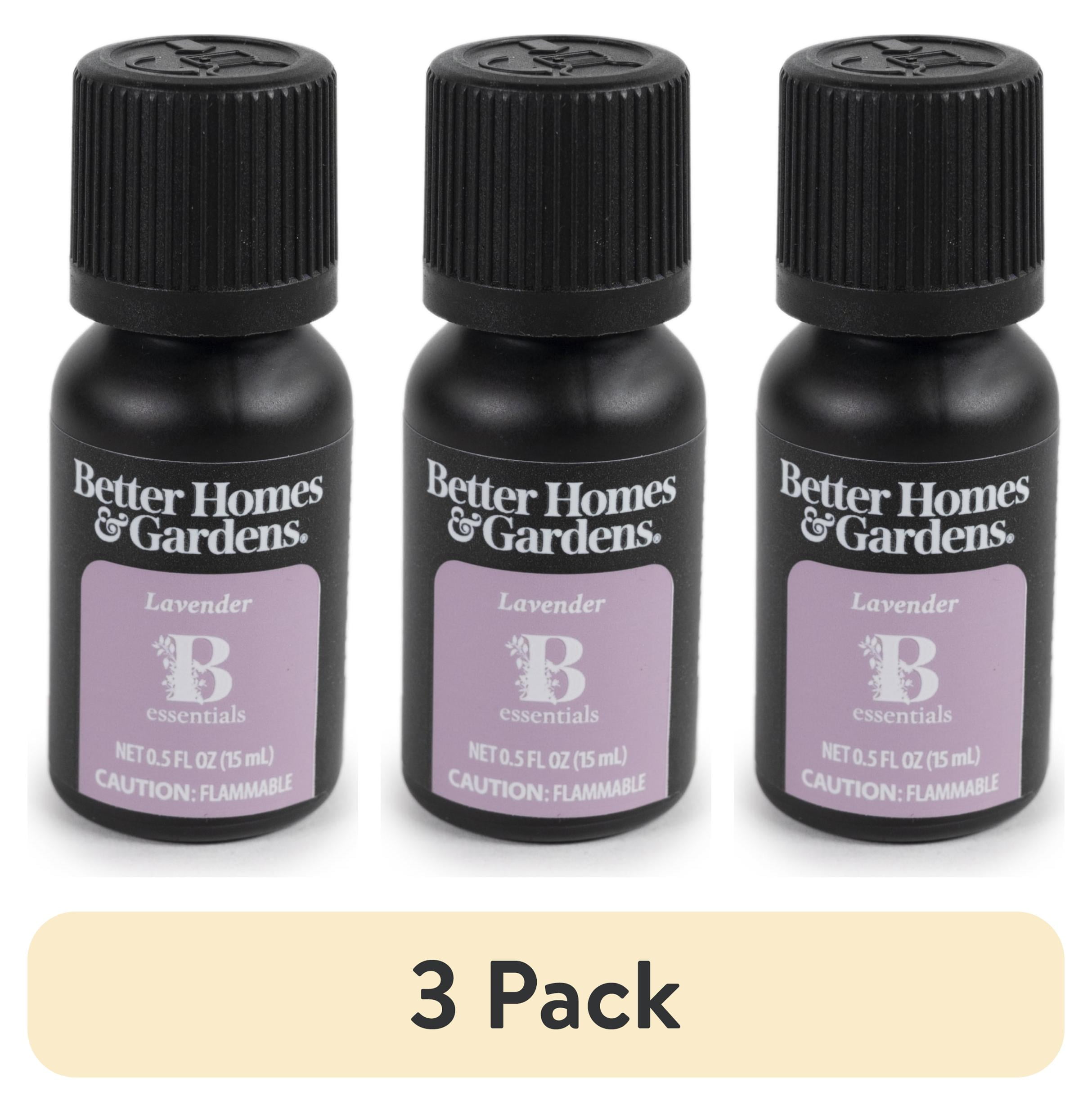 (3 pack) Better Homes & Gardens 100% Pure Essential Oil: Lavender, 15mL