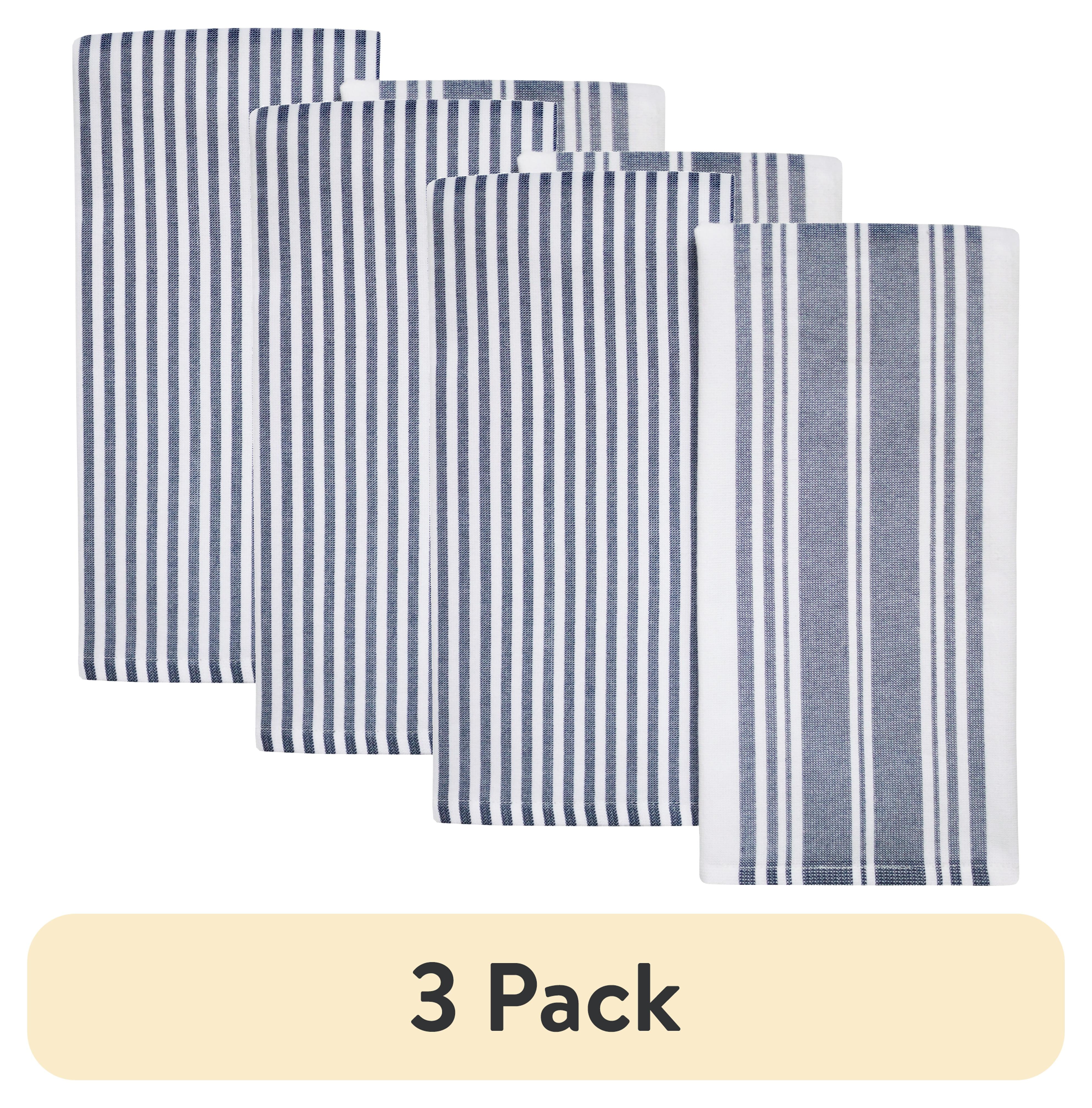 (3 pack) Better Homes & Gardens 2 Piece Culinary Kitchen Towel, Washed Indigo - Walmart.com
