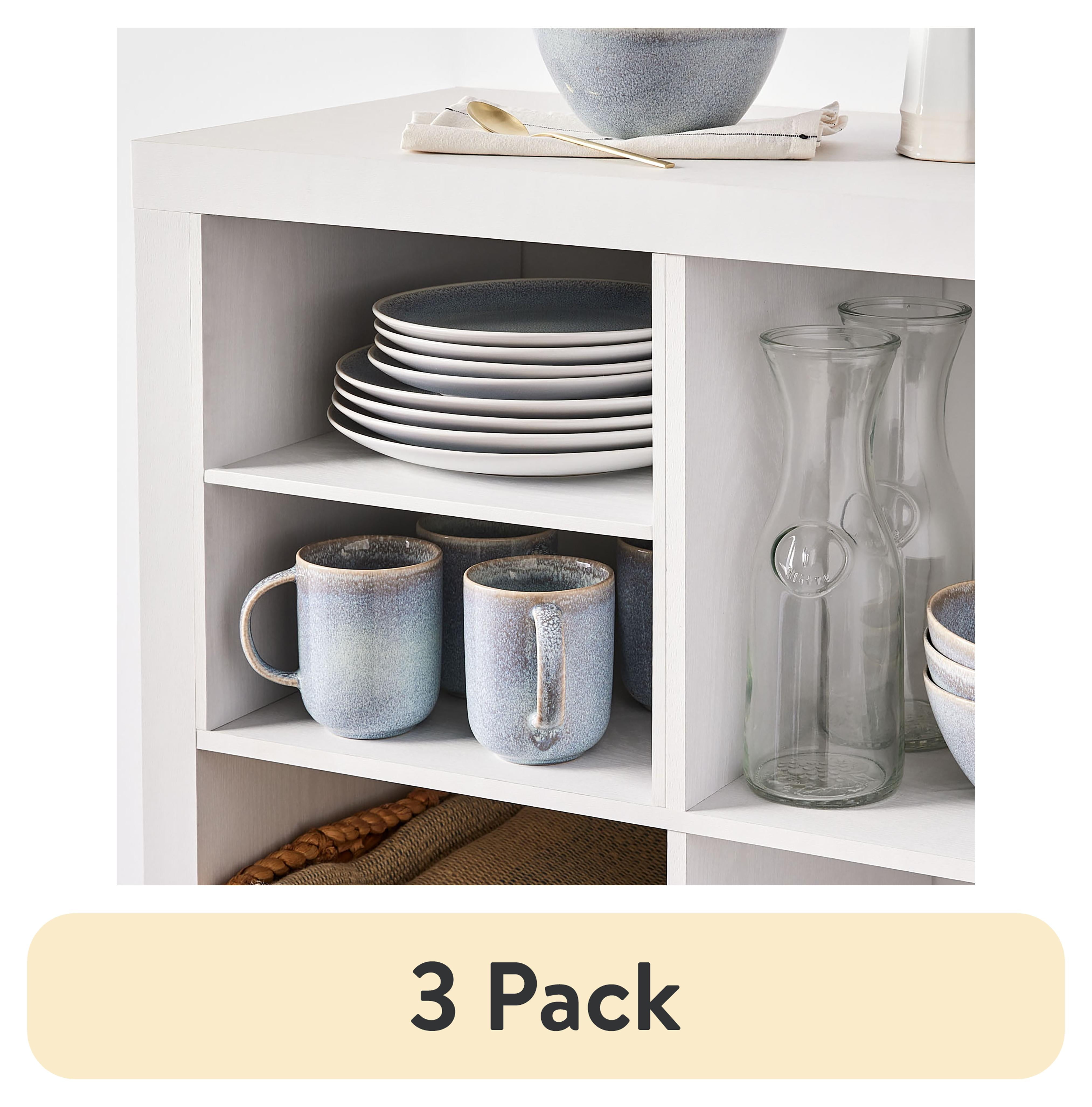 Better Homes & Gardens Cube Organizer Insert H Shelf White Texture