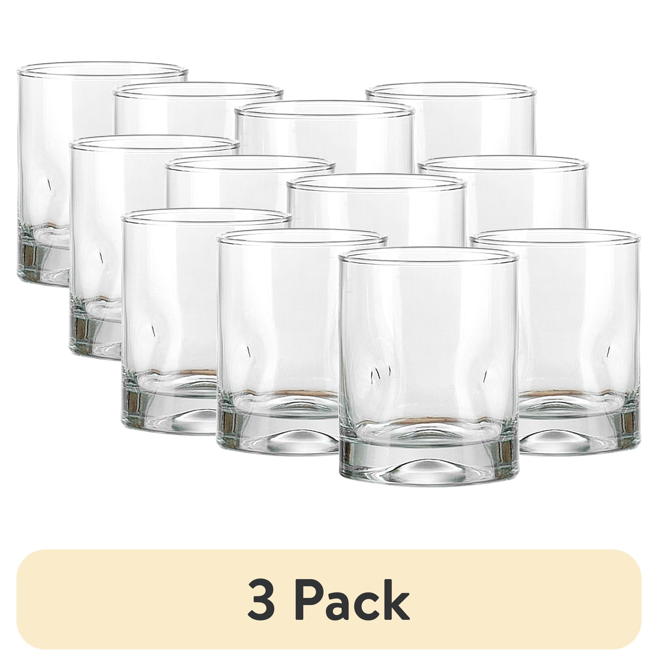 Lyra Clear Glass 12.5 oz Drinking Glasses, Set of 4