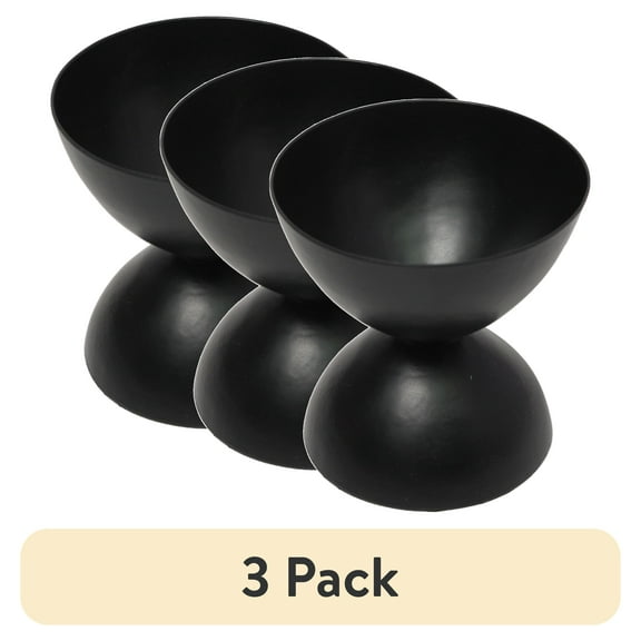 (3 pack) Better Homes & Gardens Metal Black Incense Burner