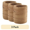 thumbnail interactive-video image 1 of (3 pack) Better Homes & Gardens Natural Rattan Toothbrush Holder, 1 of 13