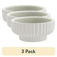 thumbnail image 1 of (3 pack) Better Homes & Gardens Pottery 12" Fischer Round Ceramic Planter, White, 1 of 9