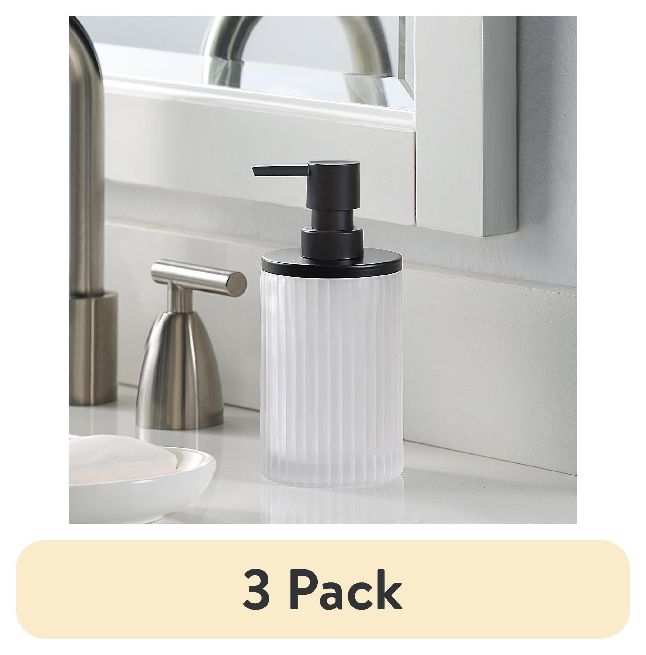 Glass and Metal Soap Pump - 3 Count