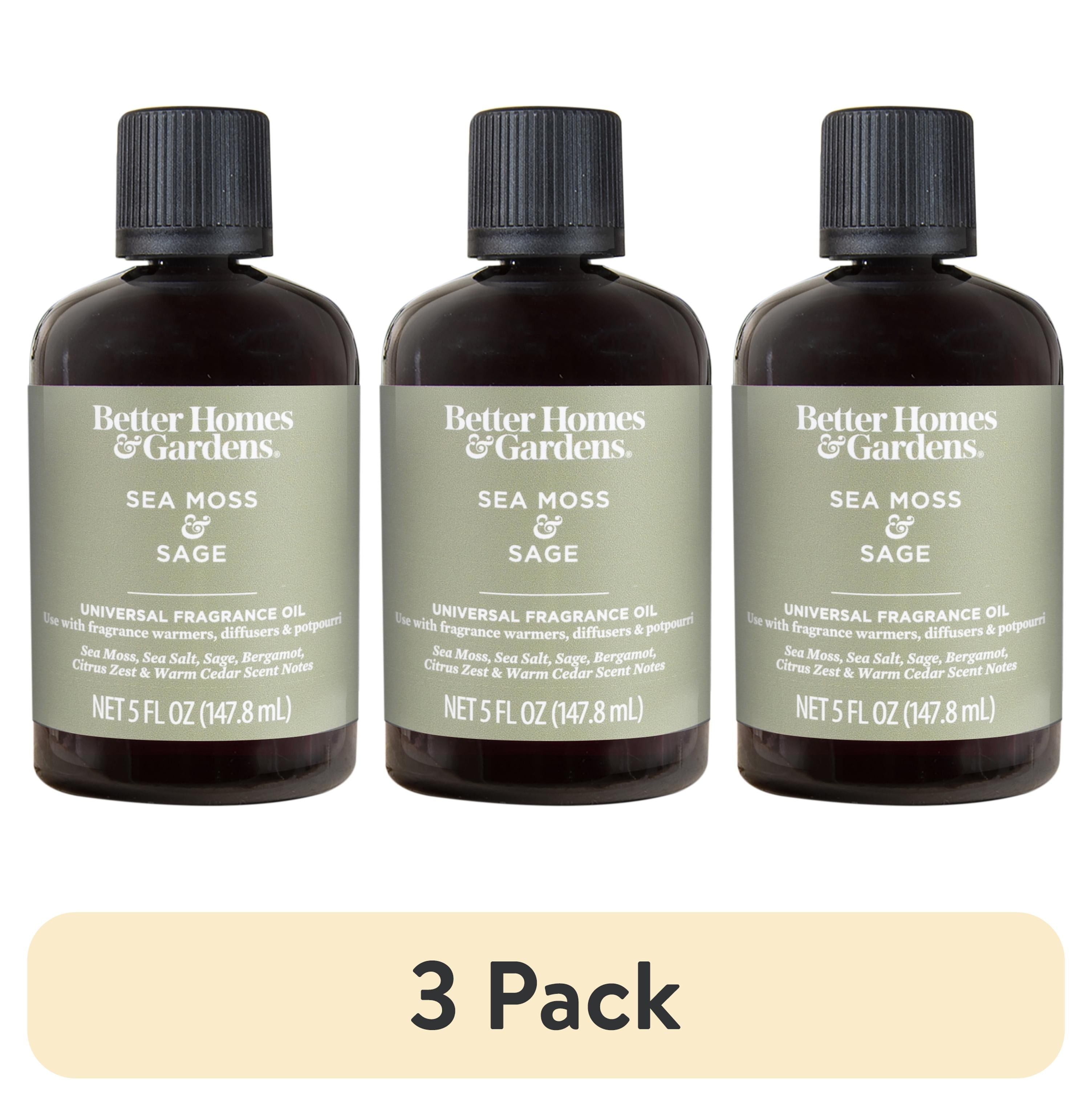 (3 pack) Better Homes & Gardens Aromatic Refill Use with 1 5 fl oz Universal Fragrance Oil, Sea Moss & Sage, 1 Pack