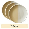 thumbnail image 1 of (3 pack) Better Homes & Gardens Yellow Hayes Stoneware Salad Plate, 1 of 7