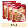 thumbnail image 1 of (3 pack) Betty Crocker Delights Super Moist Spice Cake Mix, 13.25 oz, 1 of 17