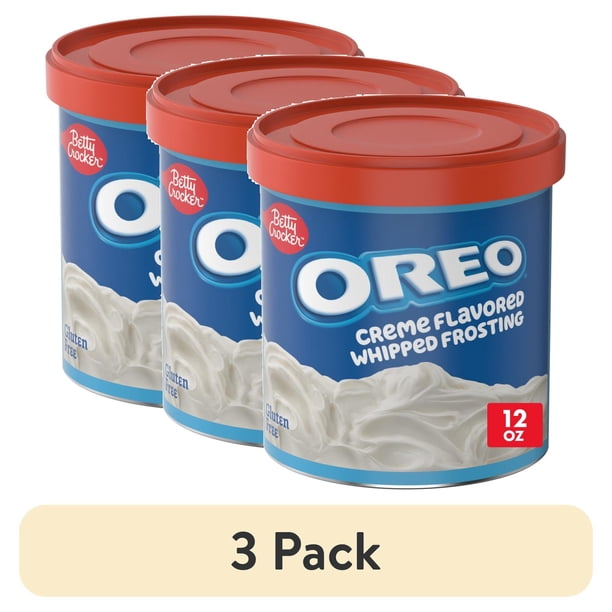 OREO Whipped Frosting 3pk | Ready-to-use bakery frostings