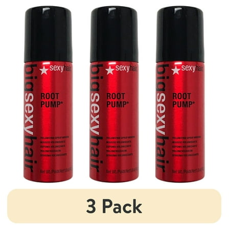 (3 pack) Big Sexy Hair Root Pump Volumizing Spray Mousse 1.6 oz