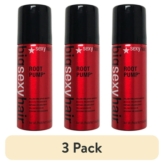 (3 pack) Big Sexy Hair Root Pump Volumizing Spray Mousse 1.6 oz