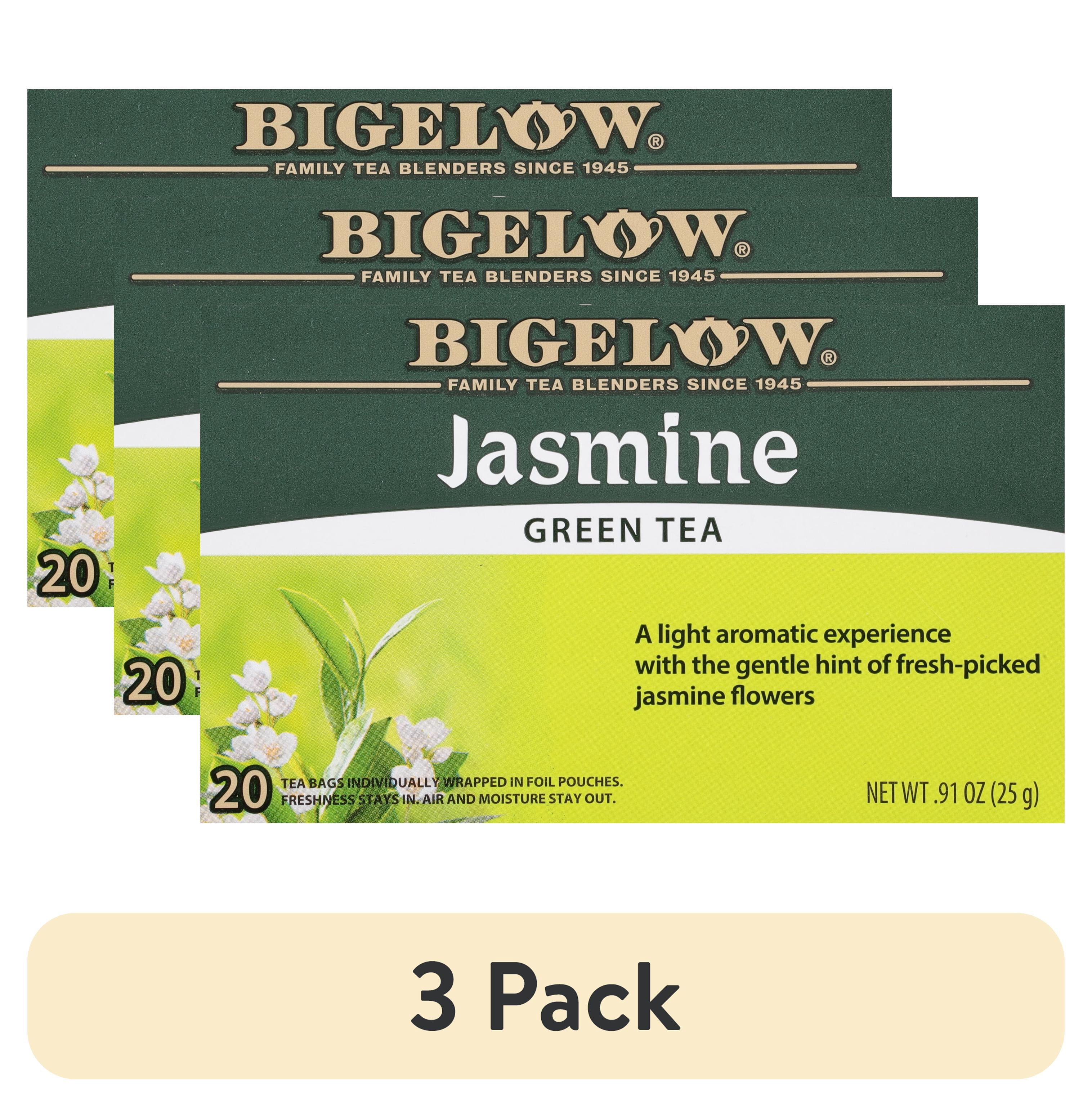 (3 pack) Bigelow Jasmine, Green Tea Bags, 20 Count