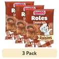 thumbnail image 1 of (3 pack) Bimbo Roles de Canela con Pasas Cinnamon Rolls with Raisins, 6 count, Pastries, 12.88 oz Bag, 1 of 9