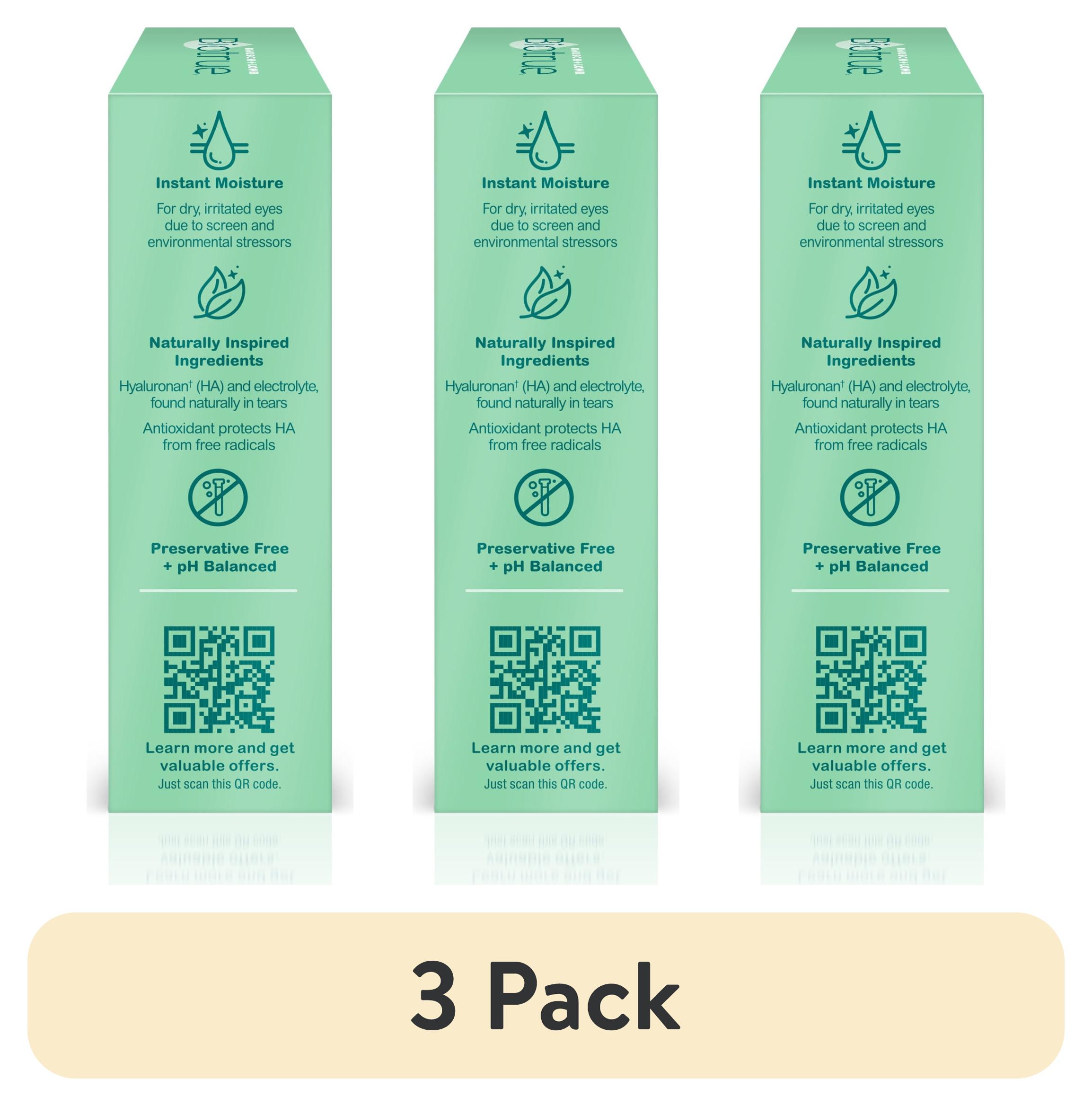(3 pack) Biotrue Hydration Boost Preservative Free Eye Drops for Dry ...