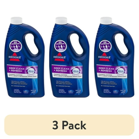 (3 pack) Bissell Deep Clean + Refresh with Febreze Spring & Renewal