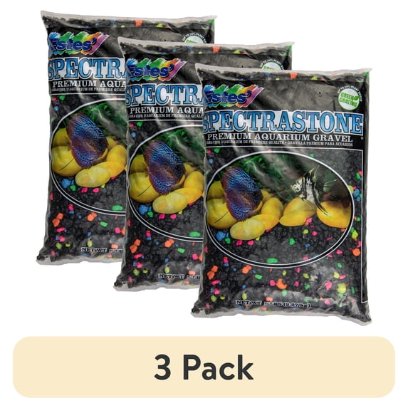 (3 pack) Black Lagoon Aquarium Gravel 5 Lb bag