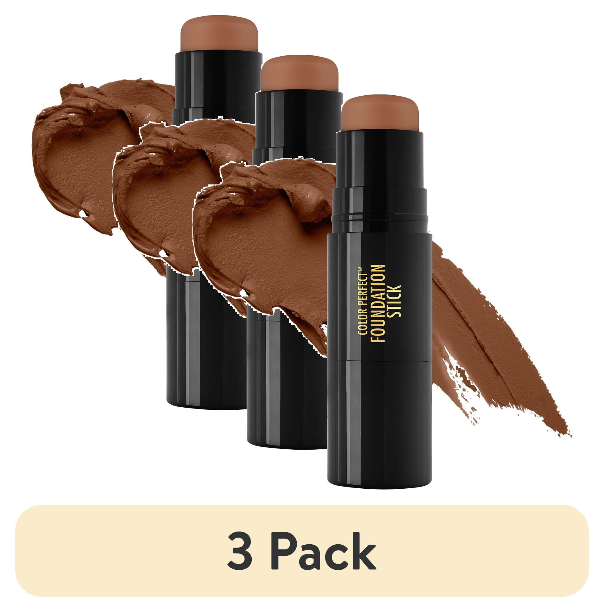 (3 pack) Black Radiance Color Perfect Foundation Makeup Stick - Brownie