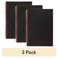 thumbnail image 1 of (3 pack) Black n' Red Hardcover Business Notebook, B5, Twin Wire, 70 Sheets, 9.78" x 6.78", Black, 1 of 9