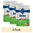 thumbnail image 1 of (3 pack) Blue Buffalo Bones Natural Dog Treats, Small Dog Biscuits, Assorted Flavors, 16-oz. Bag, 1 of 10