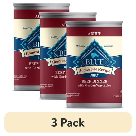 3 Pack Blue Buffalo Homestyle Recipe Adult Wet Dog Food Beef Dinner 3 Pack Blue Buffalo Homestyle Recipe Adult Wet Dog Food Beef Dinner 12 5 Oz Can Ee6b5ba0 Bc12 418a 8c6d 9c1740cc1a08.71b76bffde13627a30d282fd4b39b52f