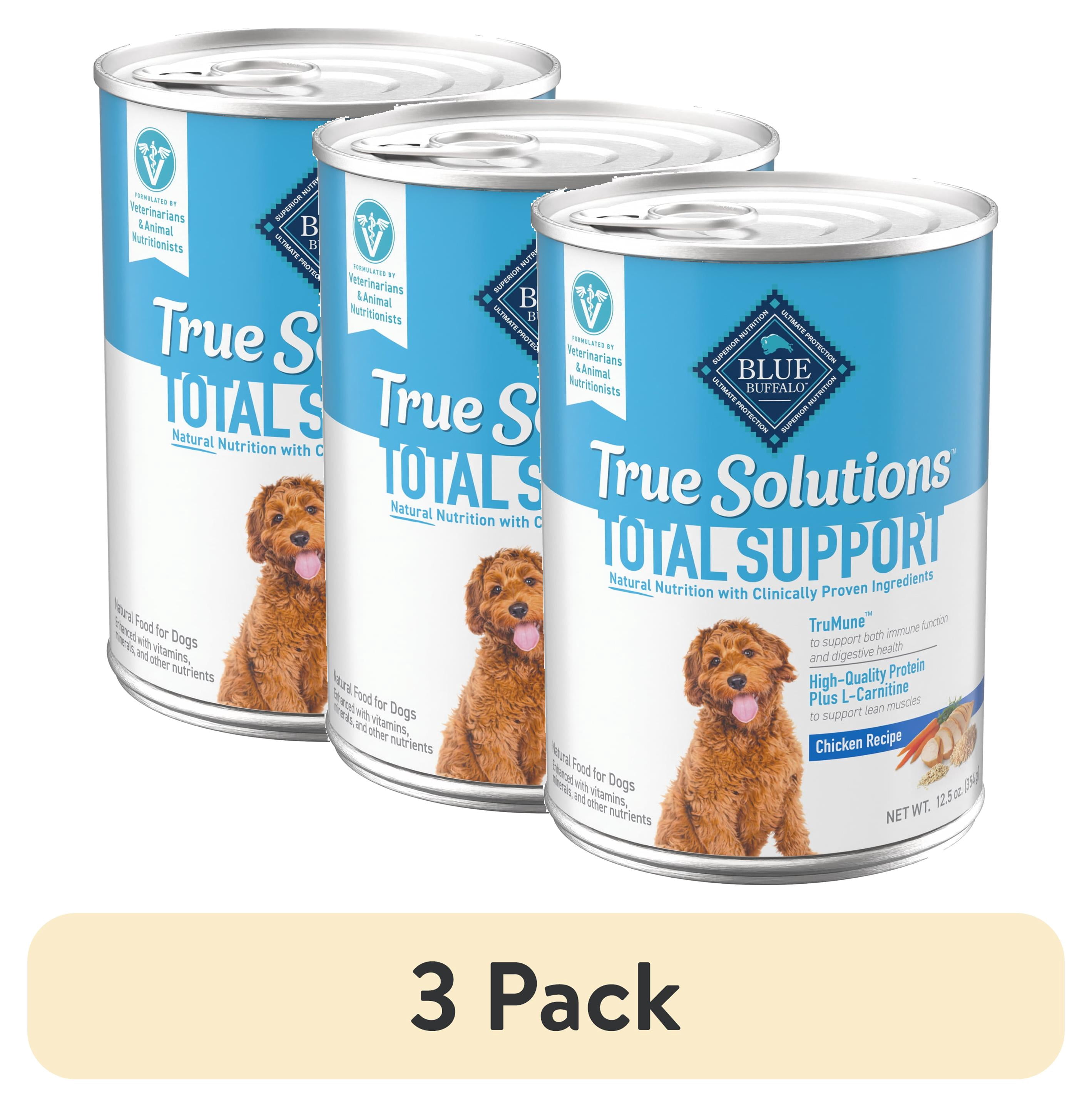 (3 pack) Blue Buffalo True Solutions Total Support Wet Dog Food, 12.5-oz. Can