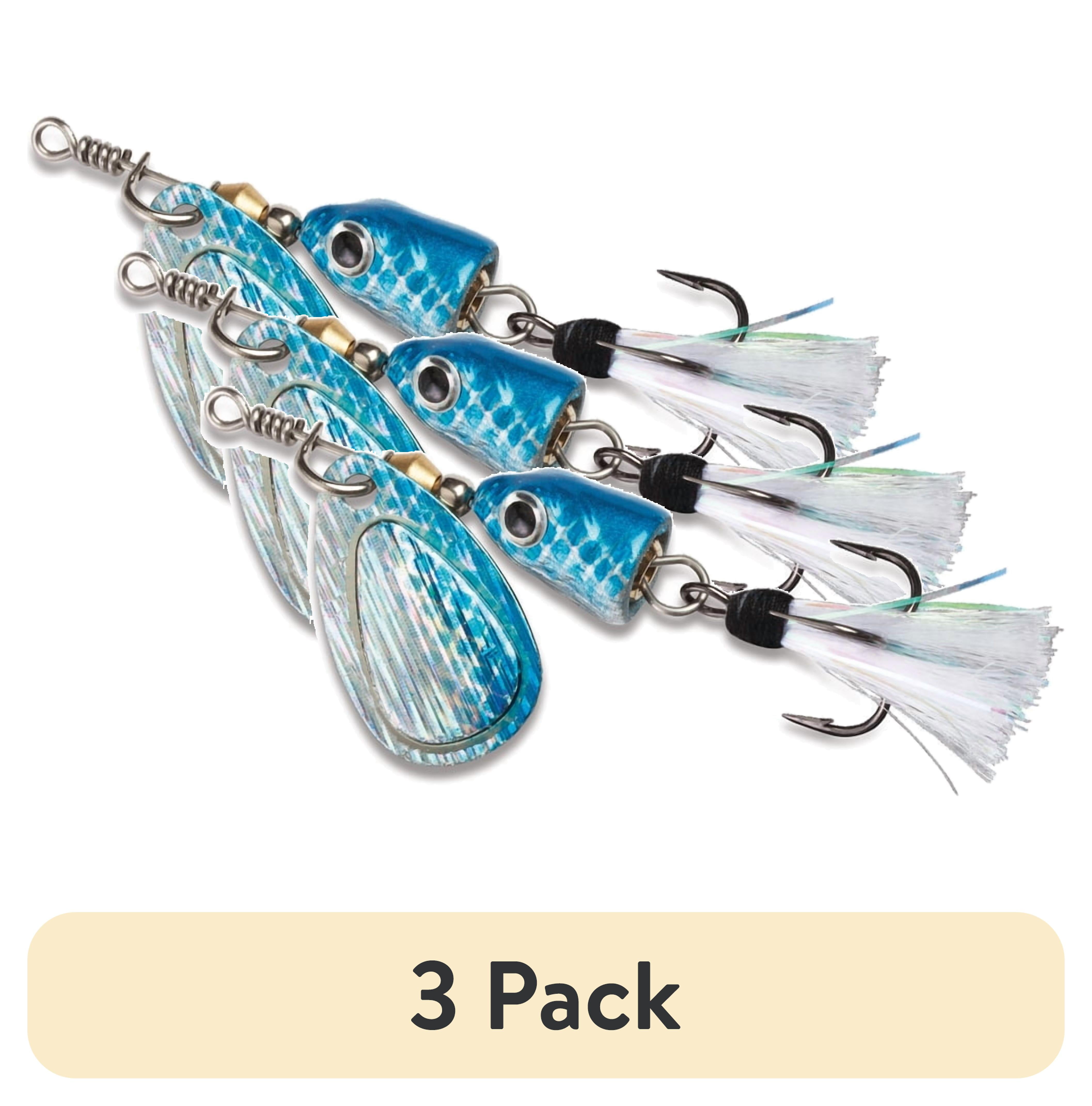 blue fox fishing lures (3 pack) Blue Fox Vibrax Shallow Spinner 1/8 Blue Shad
