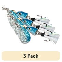 (3 pack) Blue Fox Vibrax Shallow Spinner 1/8 Blue Shad