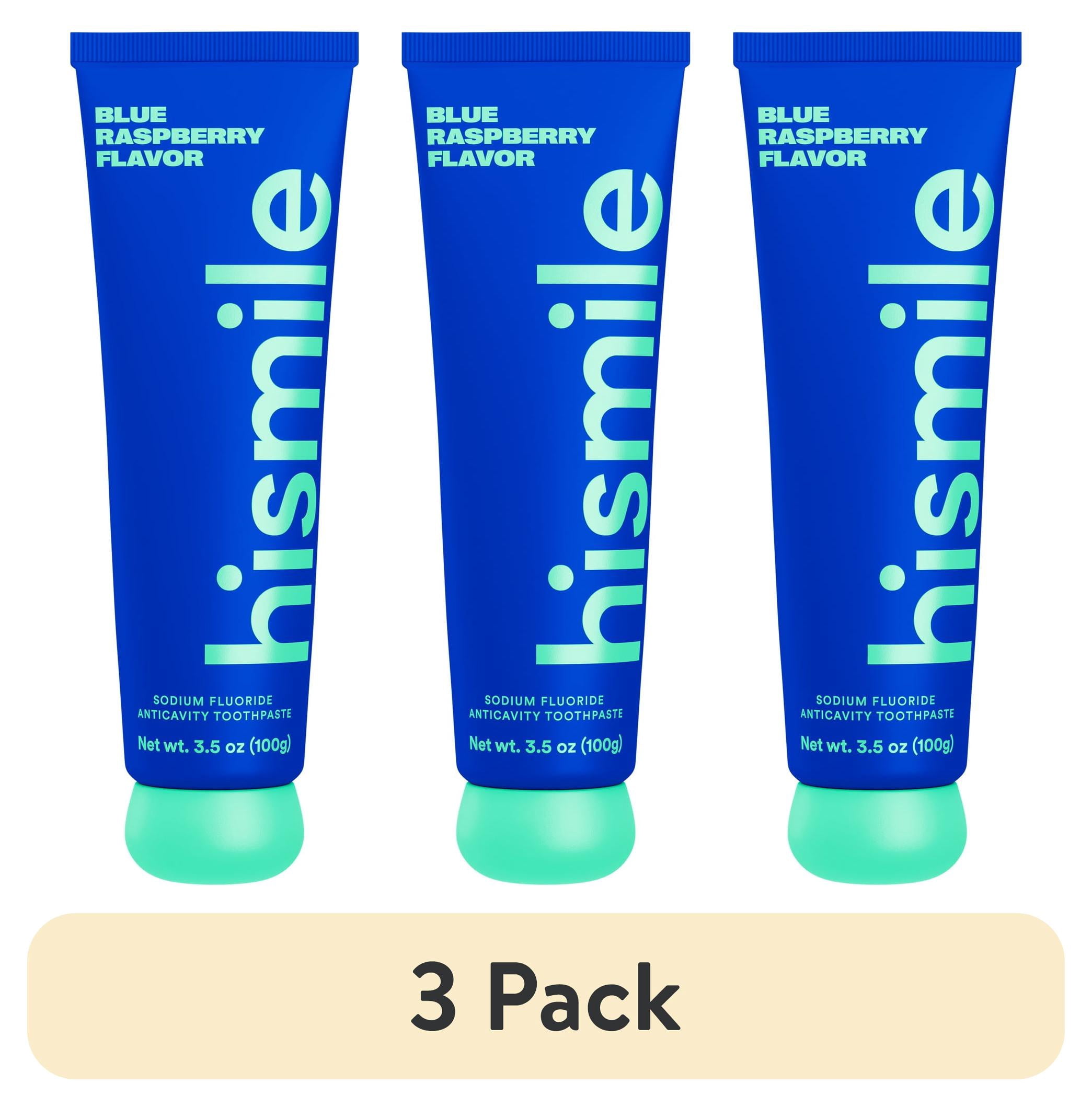 (3 pack) Blue Raspberry Flavor Anticavity Toothpaste