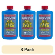 3 pack BlueDevil Oil Stop Leak 8 oz - Permanent Engine Oil Leak Sealer